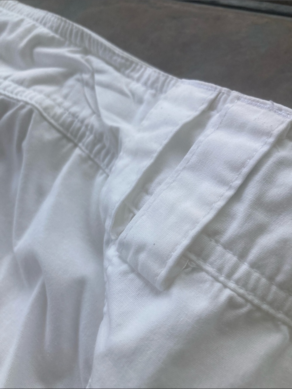 metrostyle White   Cargo Mini Skirt with Four Pockets